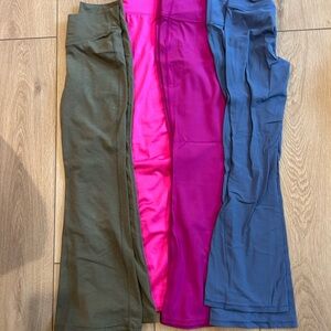 Set of Three Colorful Leggings